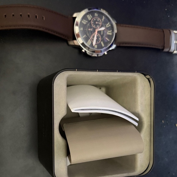 Fossil Black and Brown Men\'s Watch